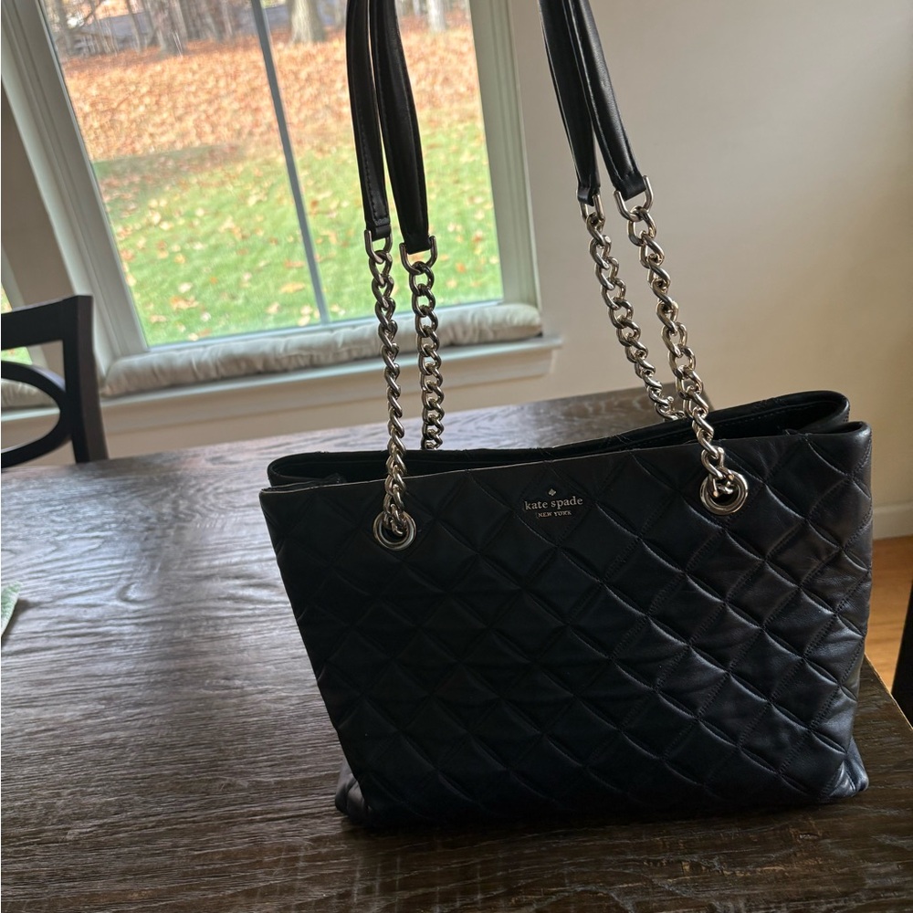 Kate Spade Quilted Black Shoulder Bag